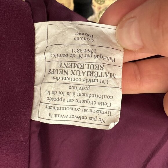 Lululemon Run For Cold Running Vest Plum Full Zip Size 6 Mock Neck - Picture 16 of 16